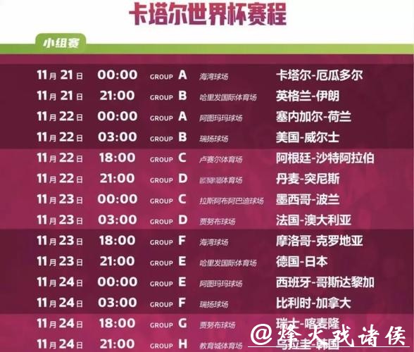 世界杯比分赛程表一览和更新攻略 世界杯比分赛程表一览和更新攻略